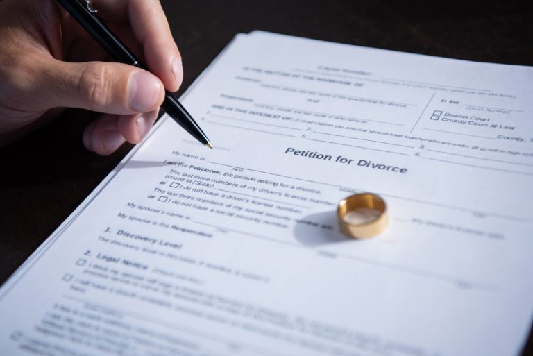 Preparing divorce documents
